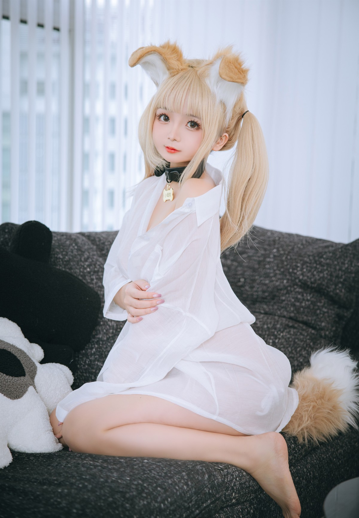 Cosplay 日奈娇 衬衫小狗 Set.02 [50P]