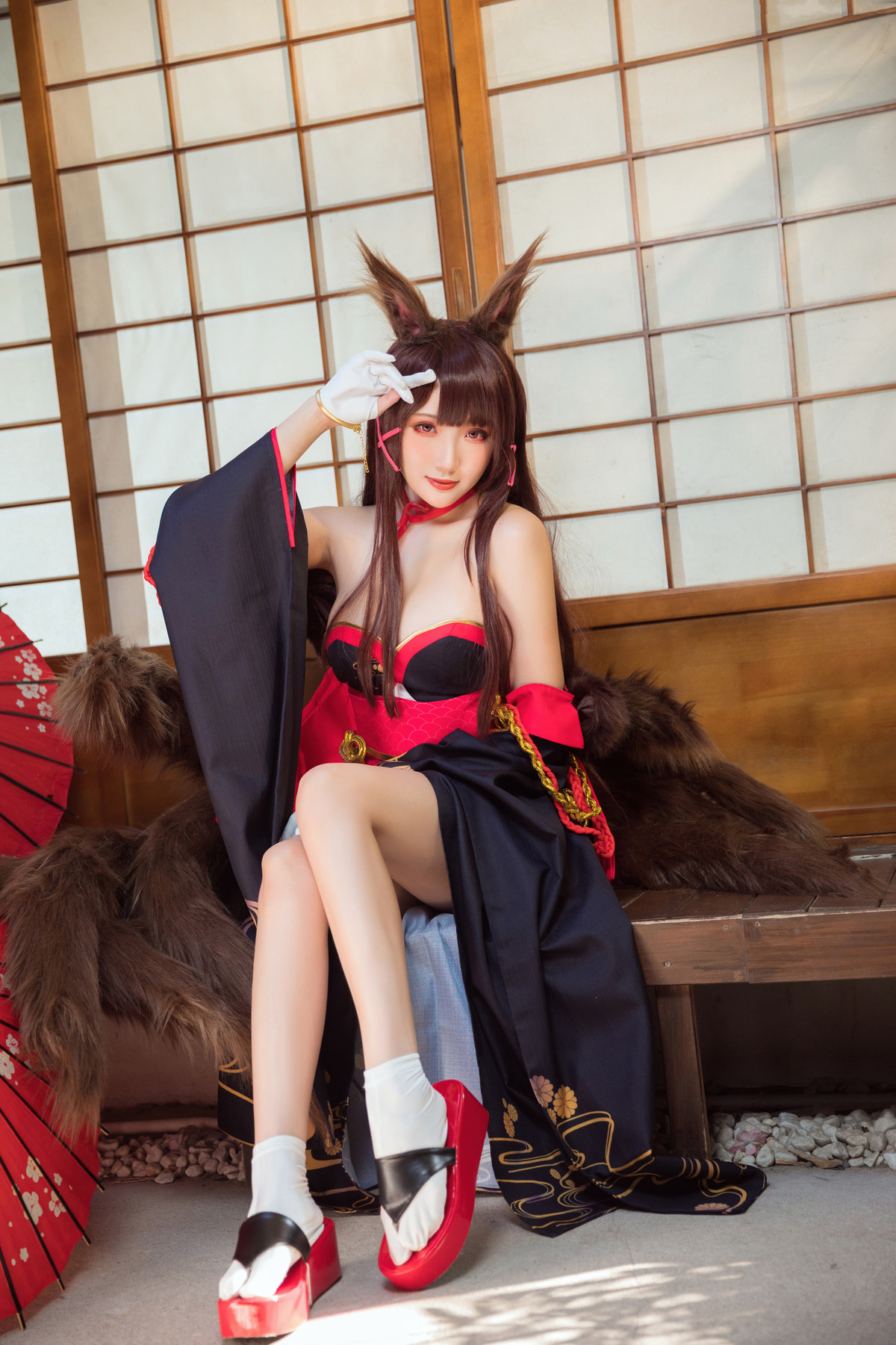 Cosplay 瓜希酱 赤城 Akagi [32P]