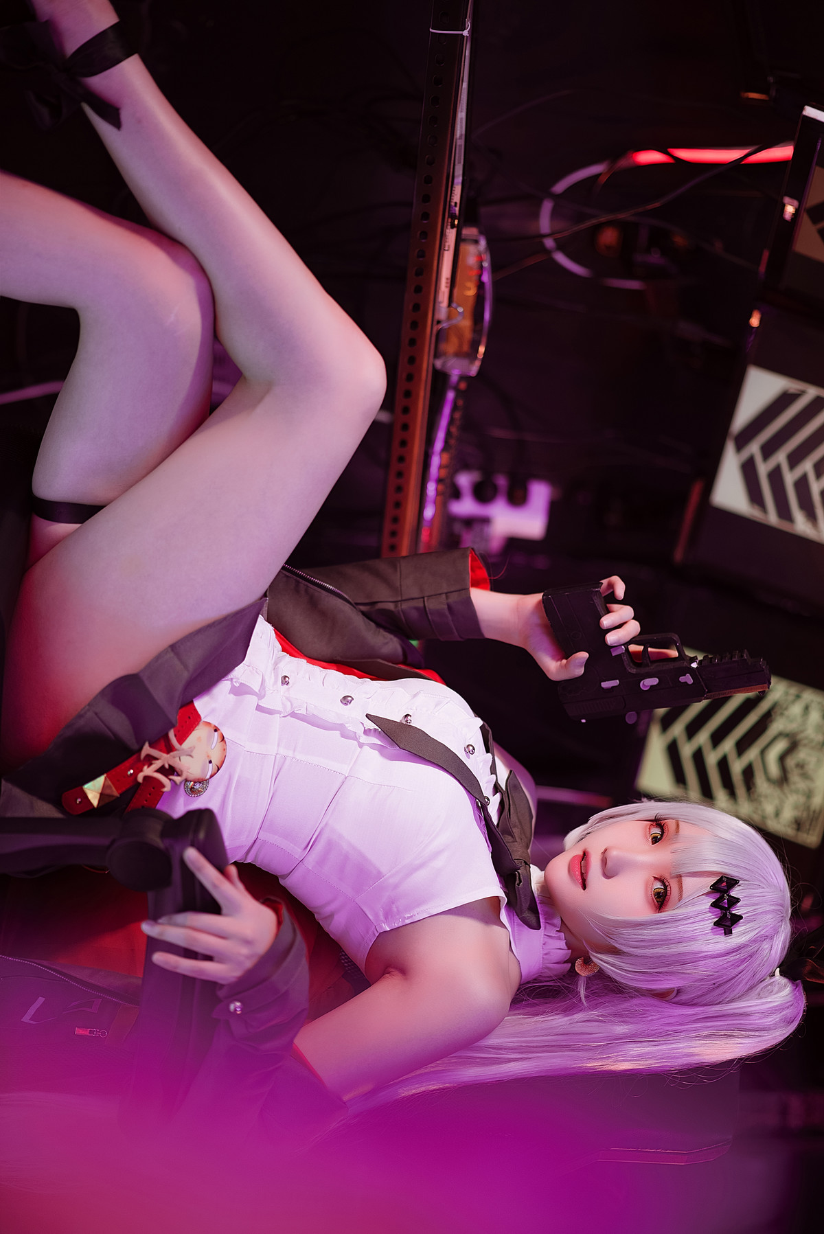 Cosplay 瓜希酱 少女前线 FN-57 Five-seveN [38P]