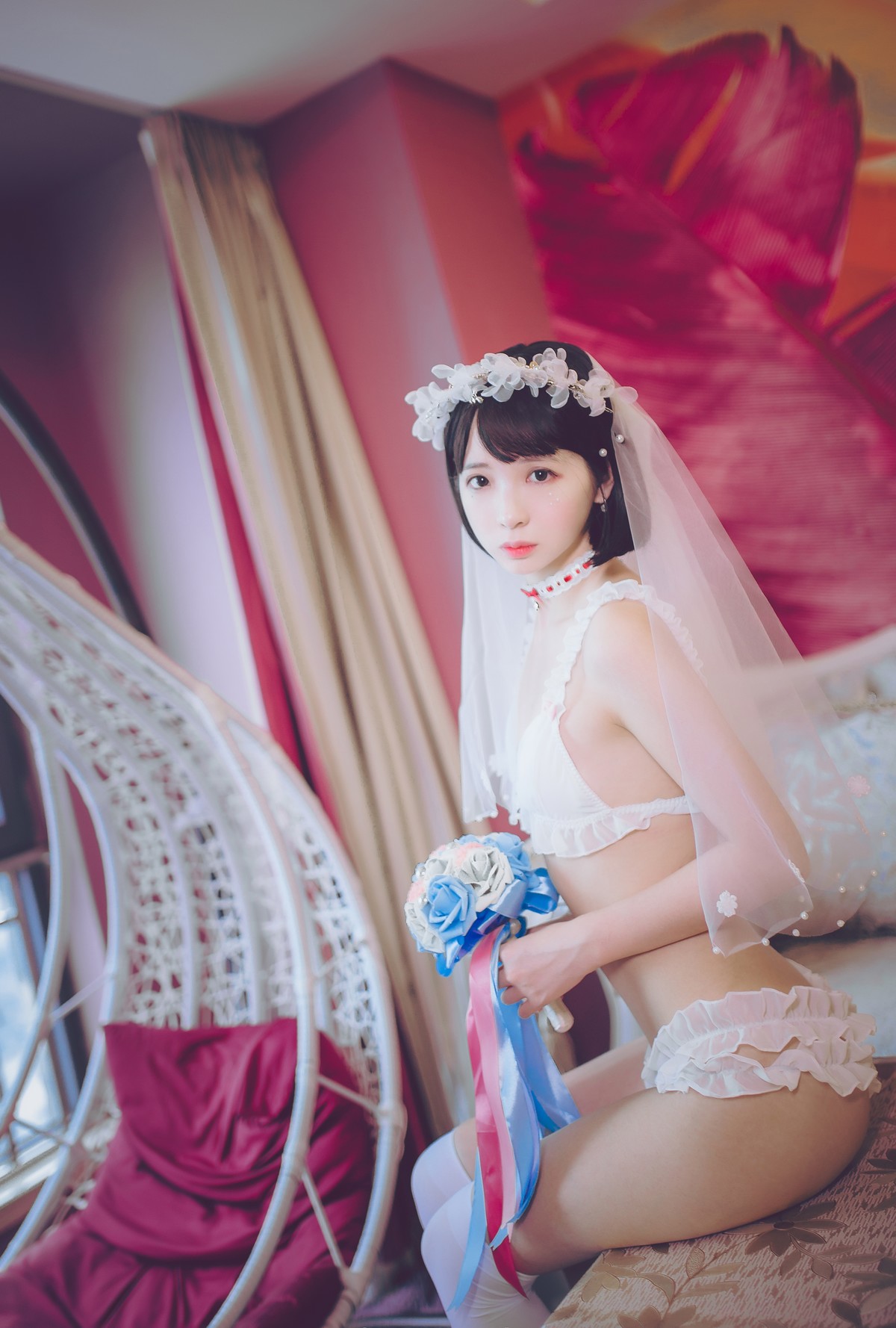 Cosplay 疯猫ss 梦中的婚礼 [49P]