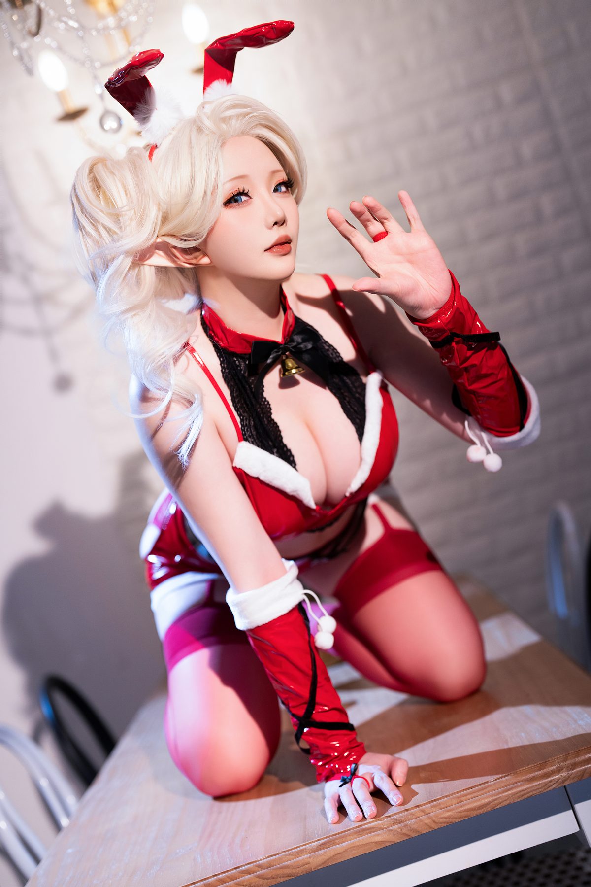 Coser@星之迟迟Hoshilily – 圣诞精灵篇C 礼物袋 Part1