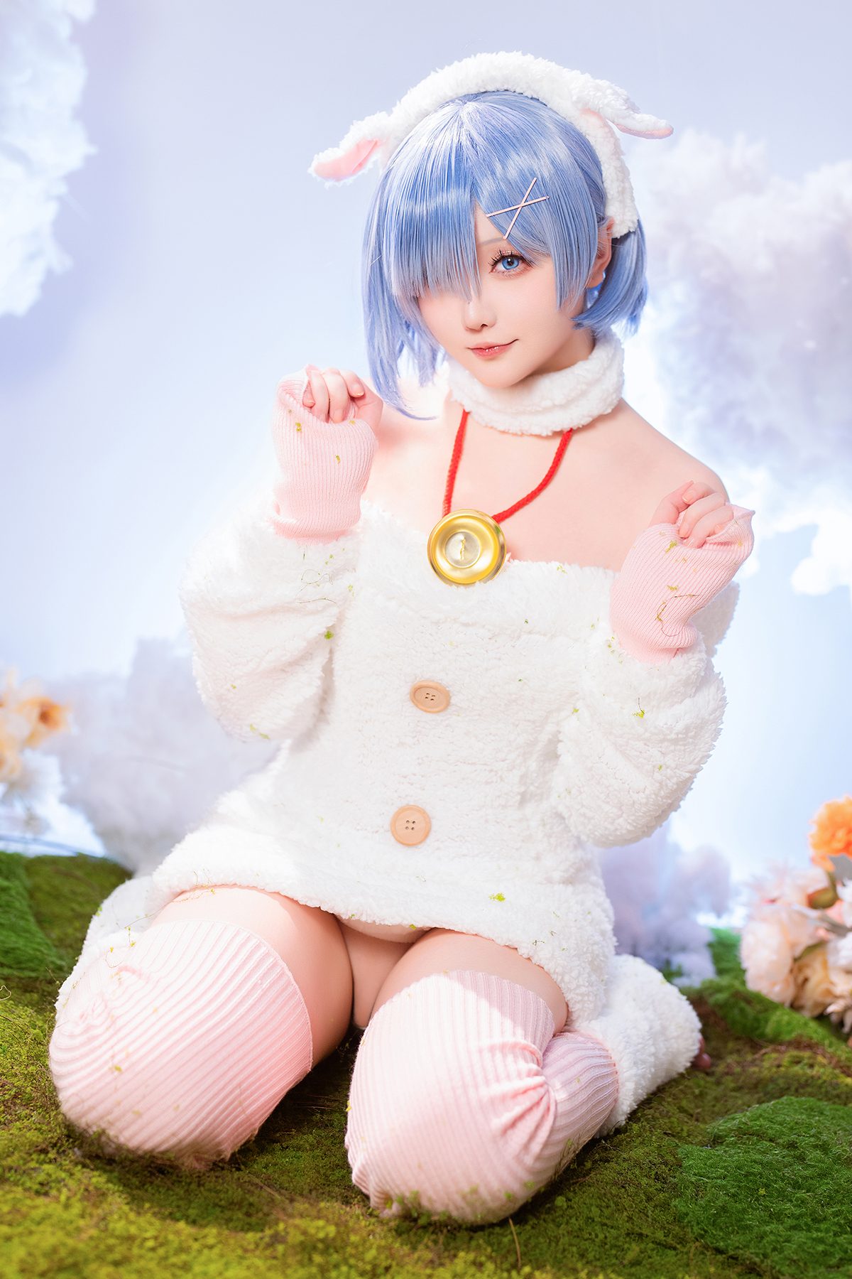 Coser@星之迟迟Hoshilily – 2024年01月计划赠品 RE 0 蕾姆 绵羊ver