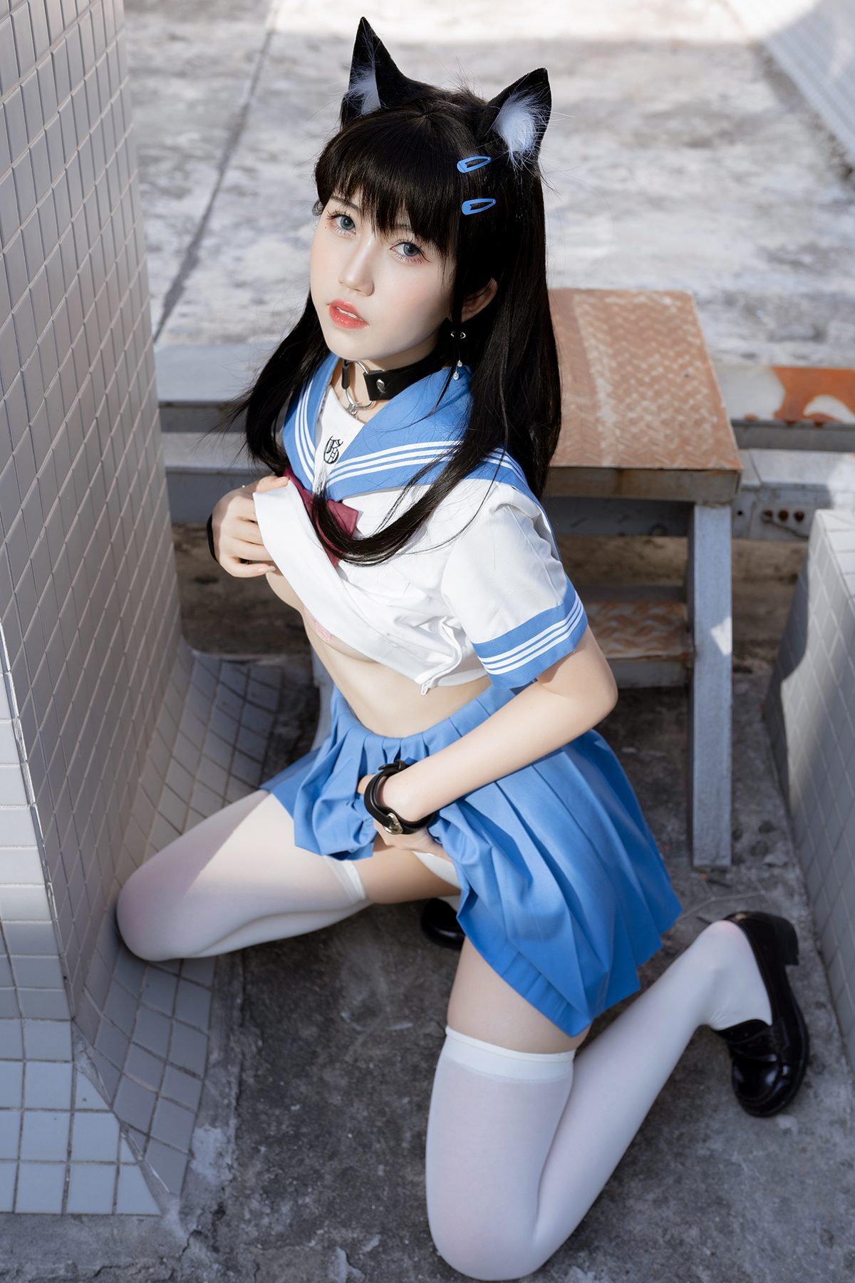 Coser@不呆猫 – 天台小m猫 Part1