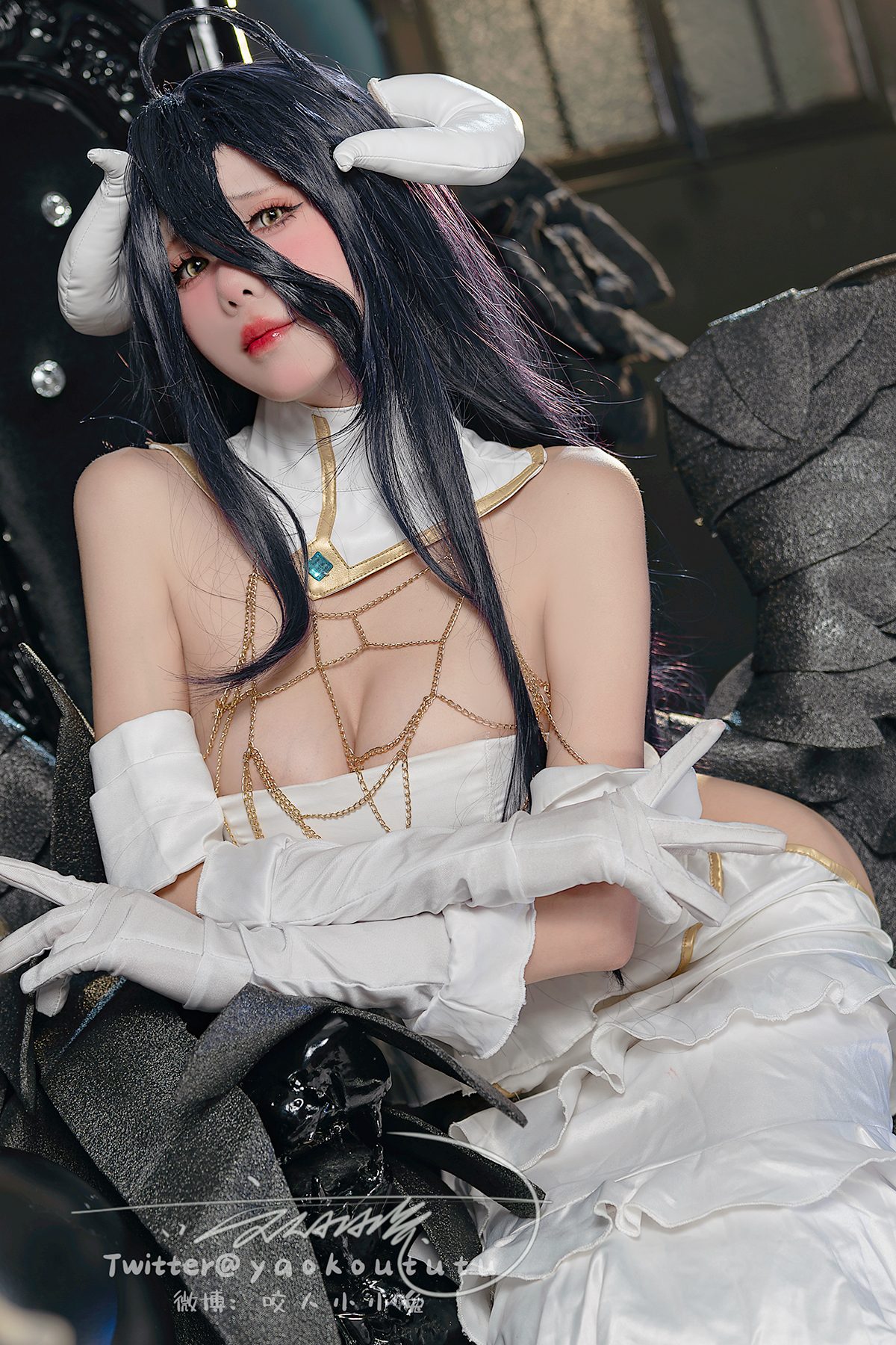 Coser@黏黏团子兔 – 魅魔之耻 雅儿贝德AndTell me