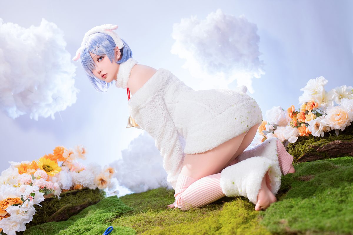 Coser@星之迟迟Hoshilily – 2024年01月计划赠品 RE 0 蕾姆 绵羊ver