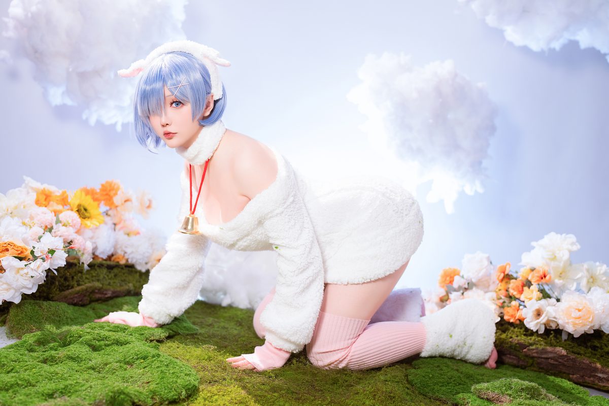 Coser@星之迟迟Hoshilily – 2024年01月计划赠品 RE 0 蕾姆 绵羊ver