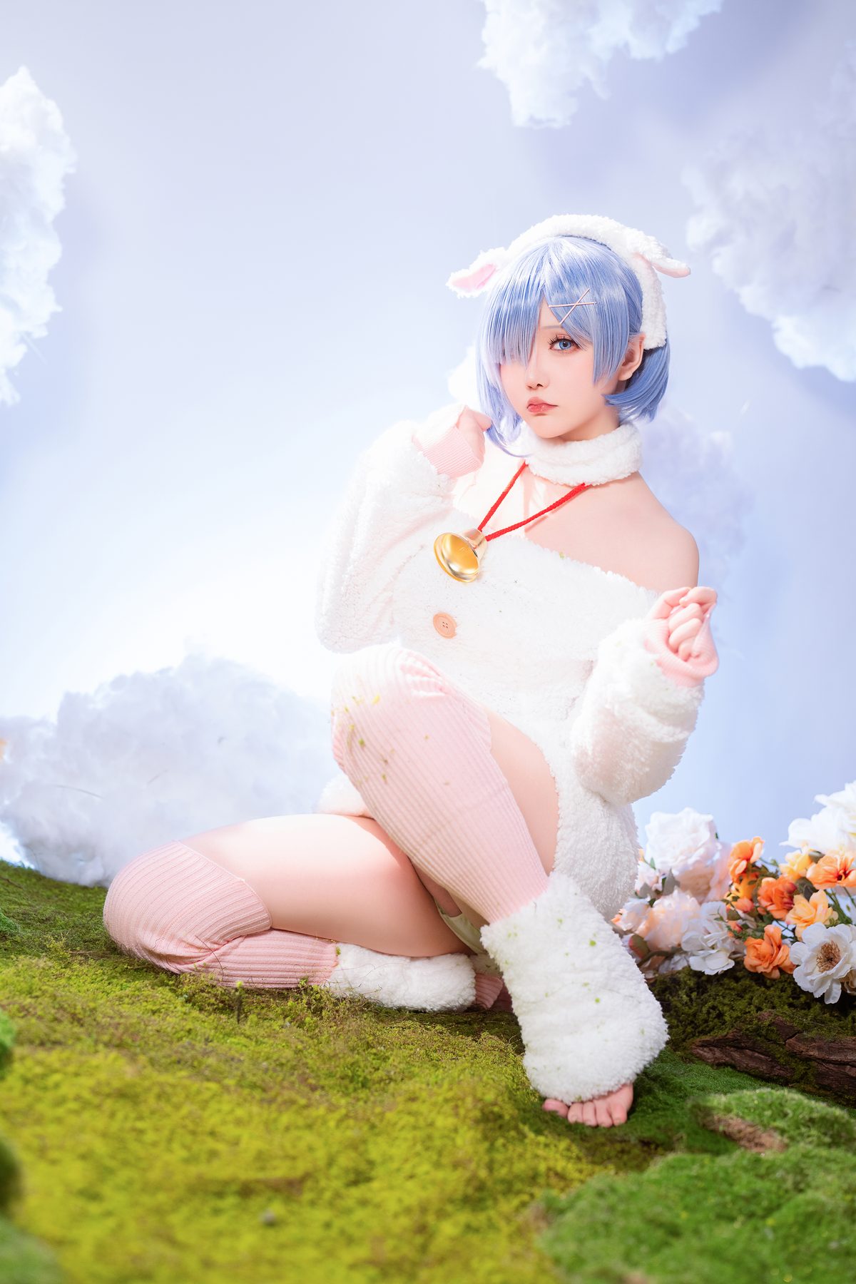 Coser@星之迟迟Hoshilily – 2024年01月计划赠品 RE 0 蕾姆 绵羊ver