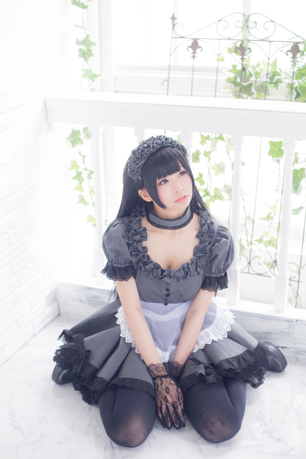 Coser@Akira Gray Maid Doll Part 3