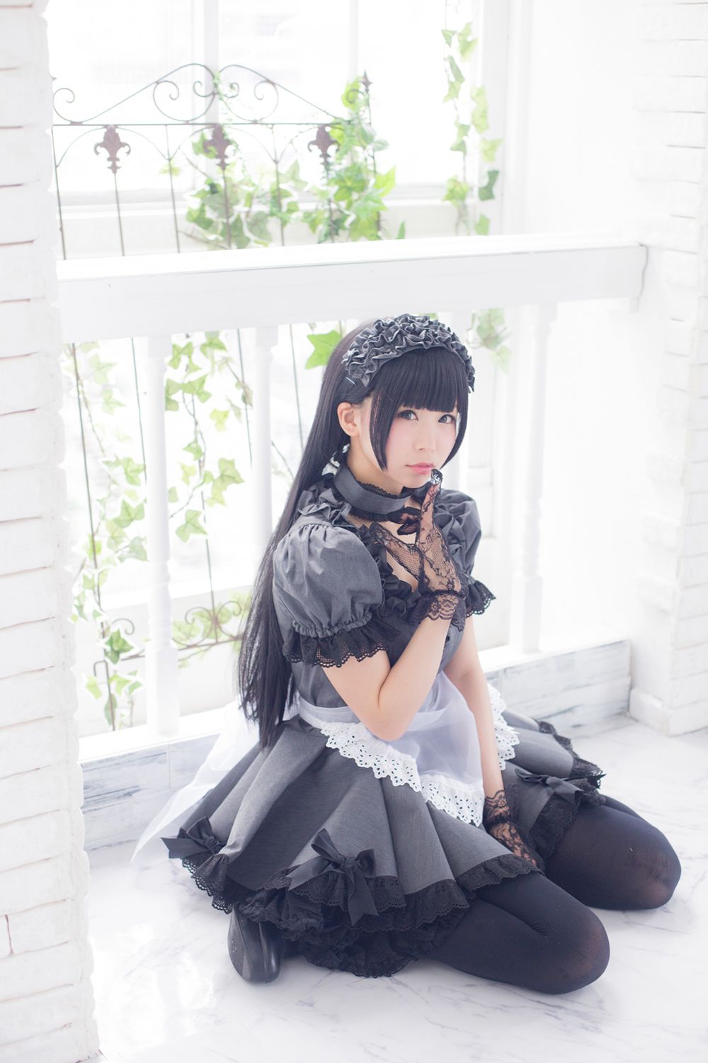 Coser@Akira Gray Maid Doll Part 3