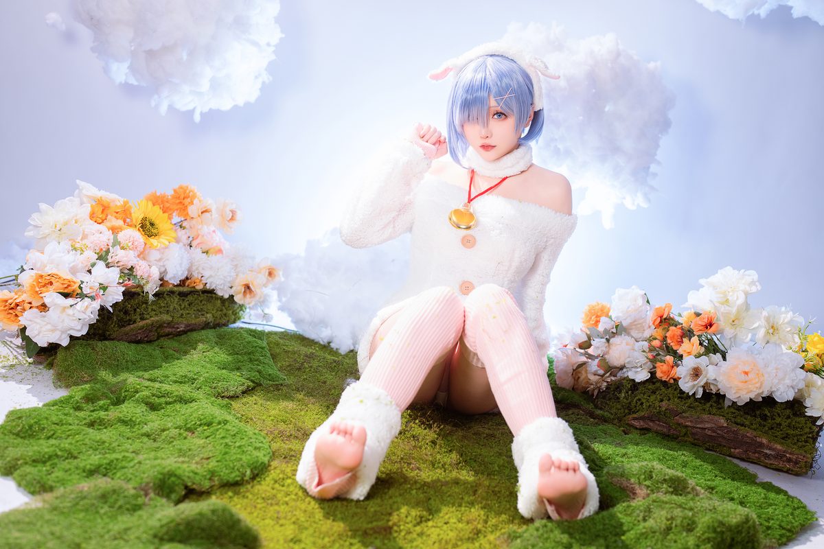 Coser@星之迟迟Hoshilily – 2024年01月计划赠品 RE 0 蕾姆 绵羊ver