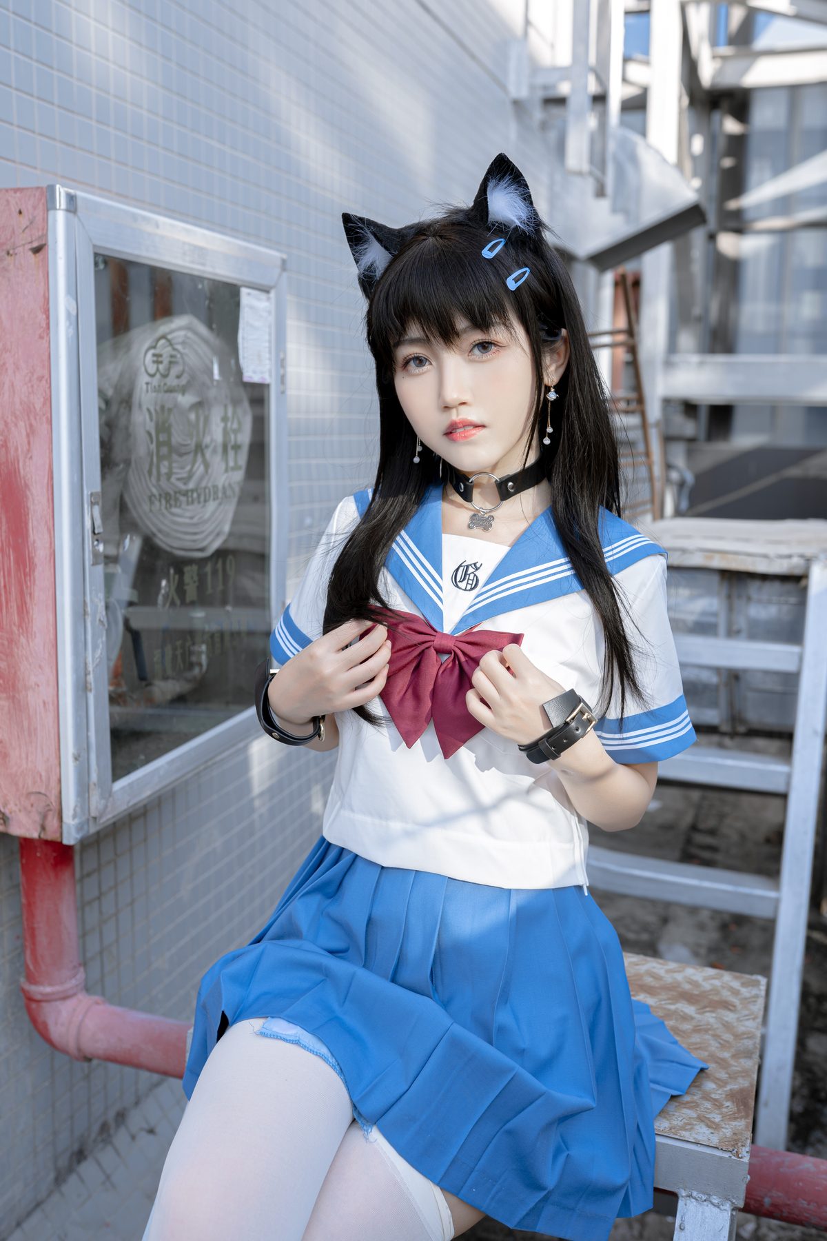 Coser@不呆猫 – 天台小m猫 Part2