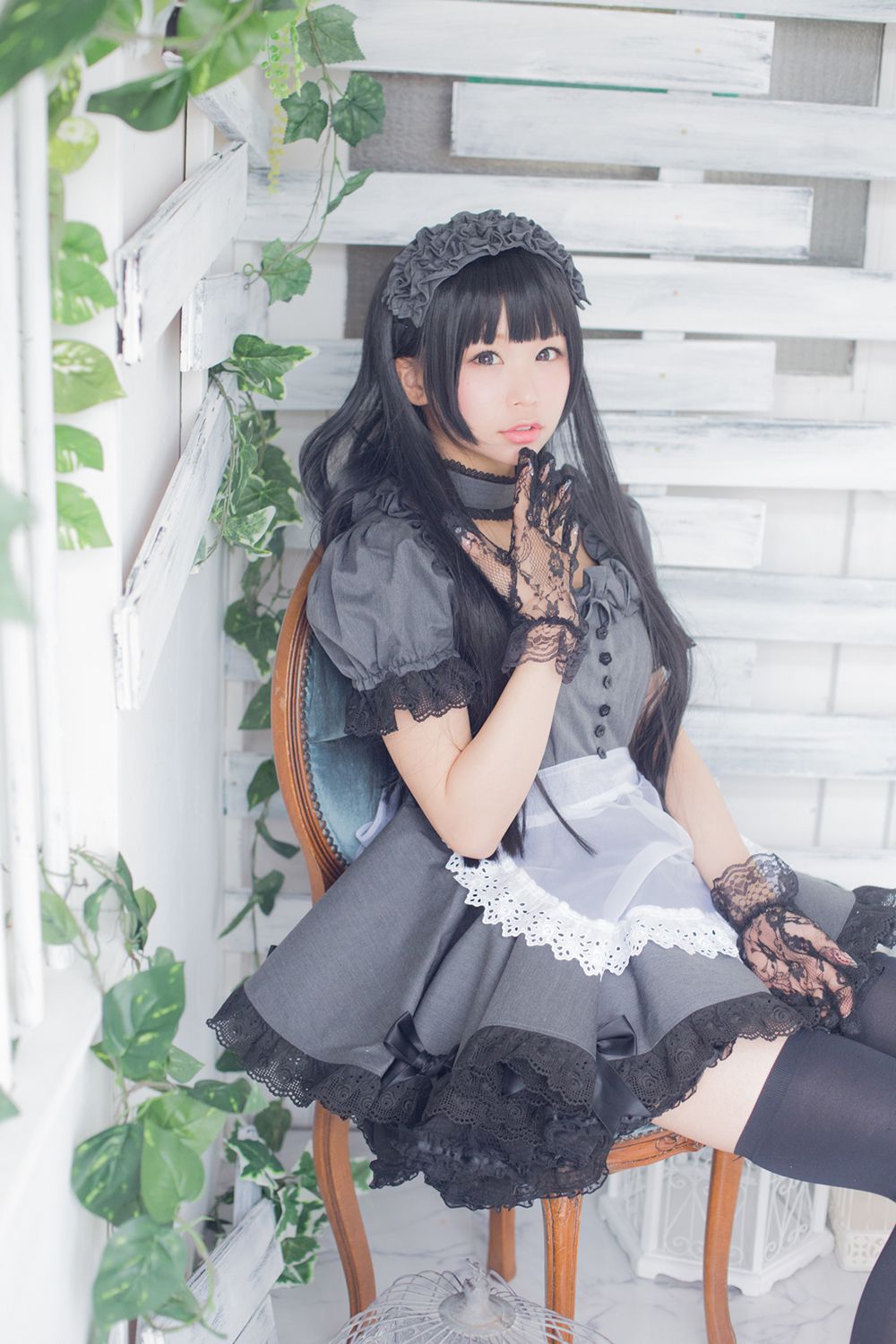 Coser@Akira Gray Maid Doll Part 3