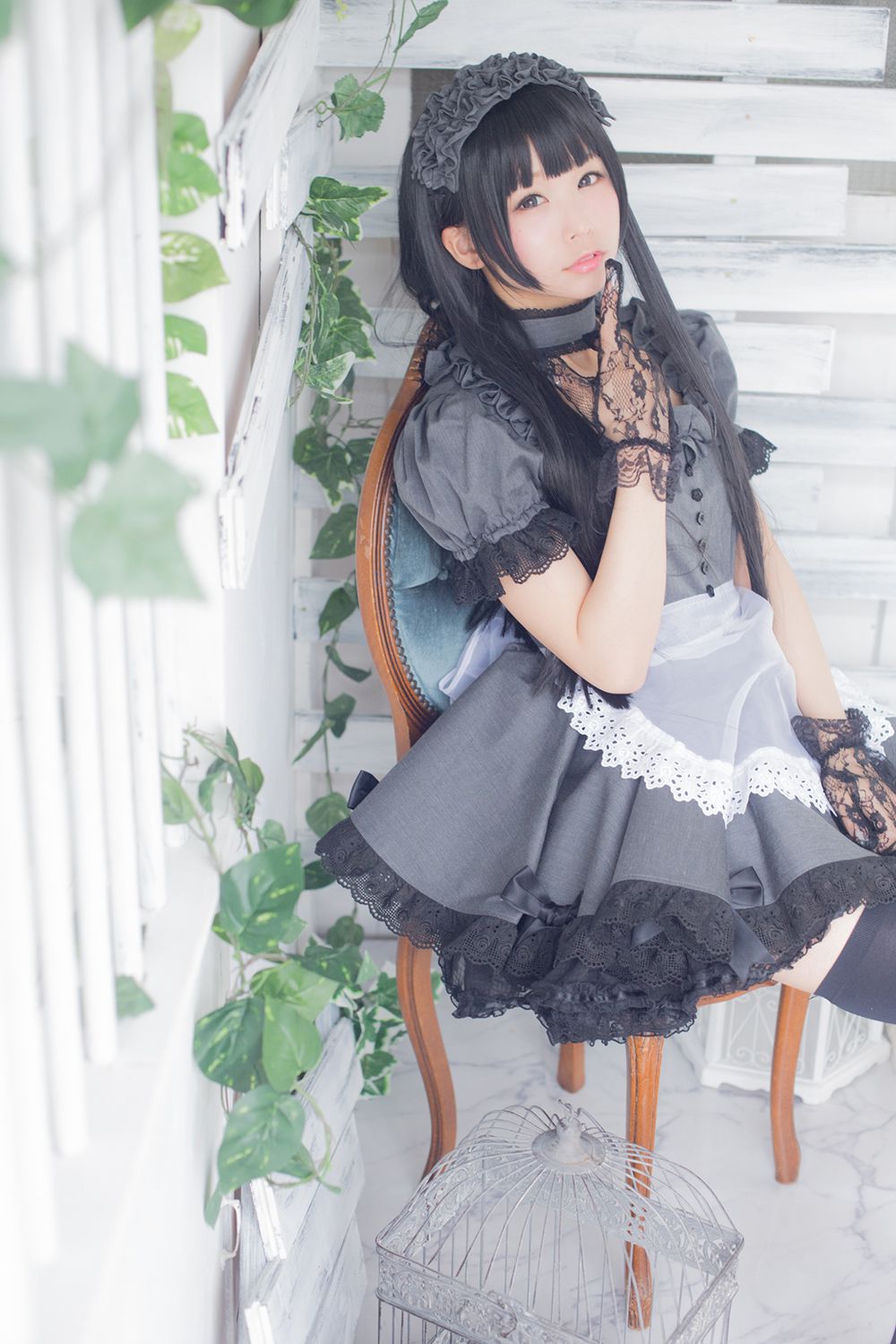 Coser@Akira Gray Maid Doll Part 3