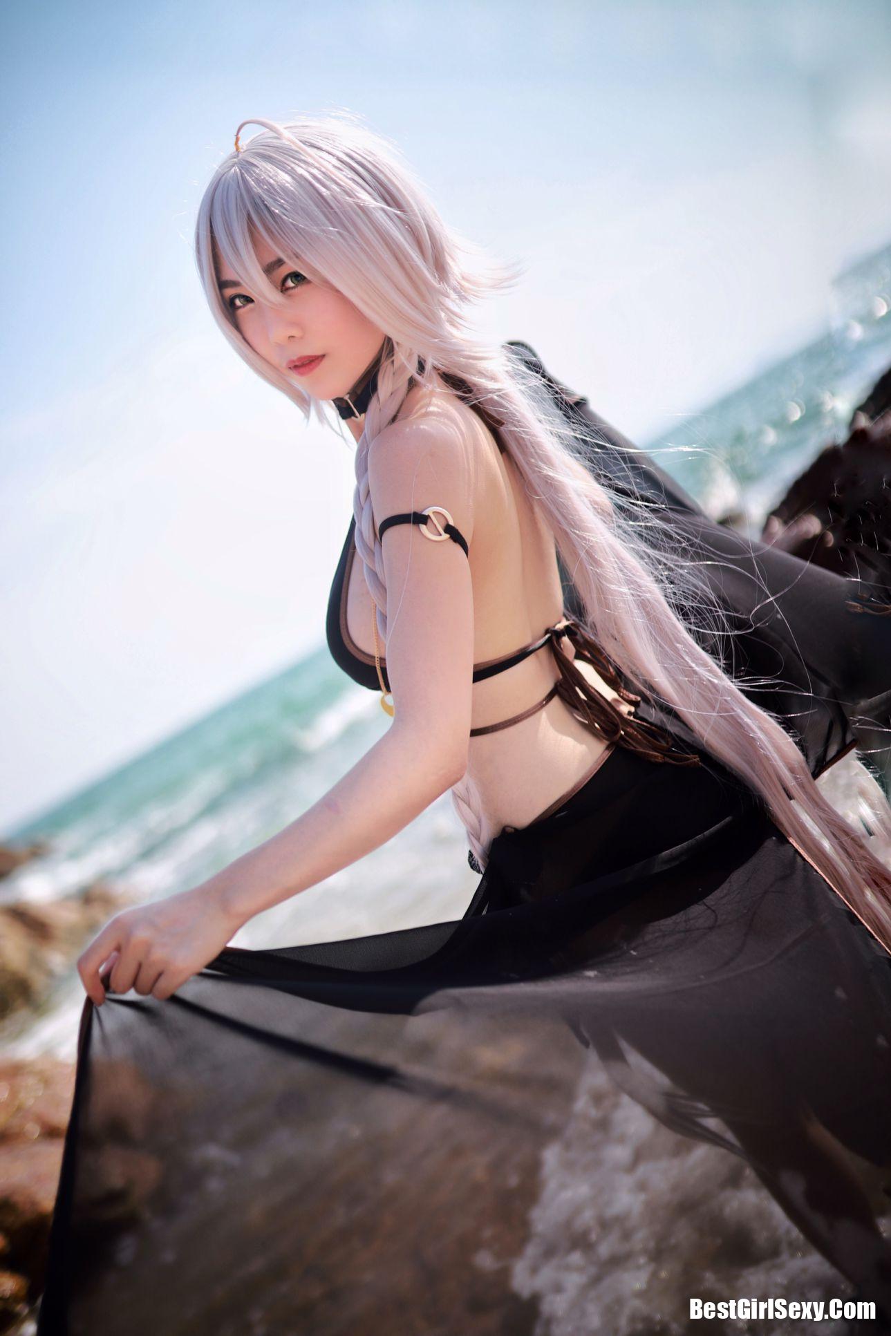 Coser@抖娘-利世 黑贞德泳装