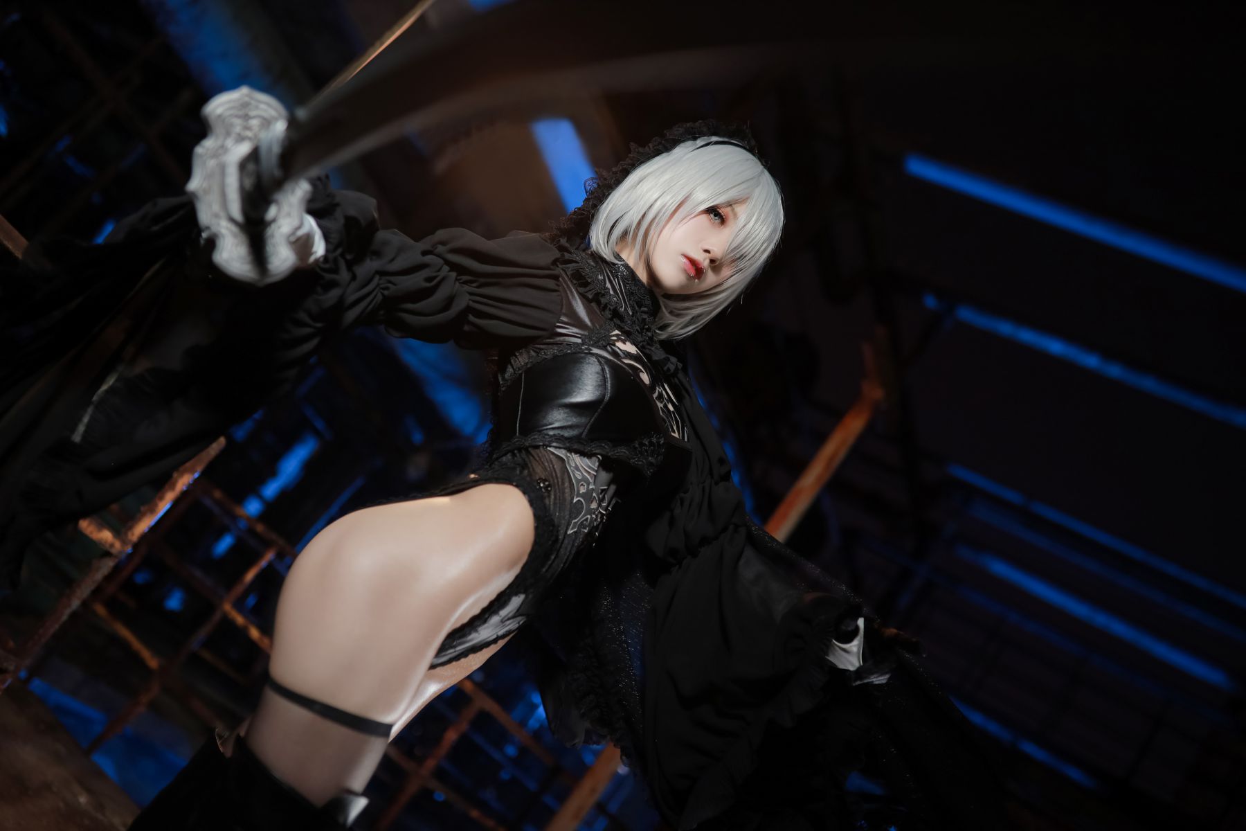 Coser@水淼Aqua Vol.039 Black and white 2B