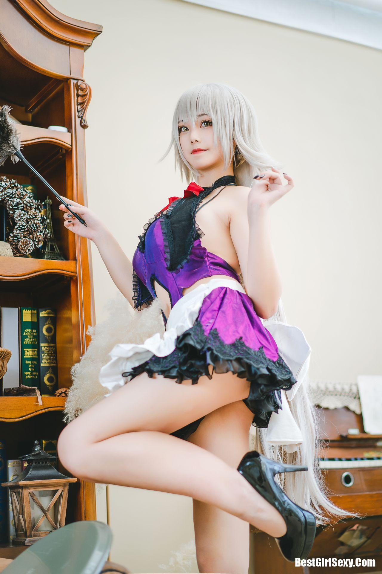 Coser@蜜汁猫裘 Vol.046 贞德女仆