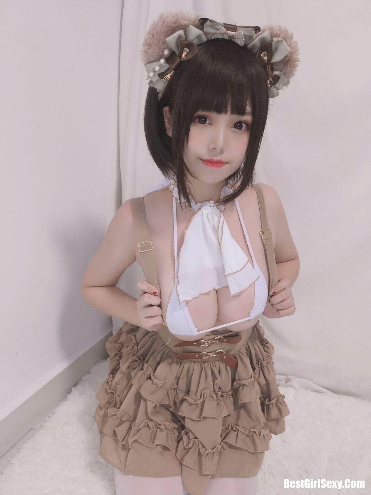 Coser@蜜汁猫裘 Vol.060 小熊