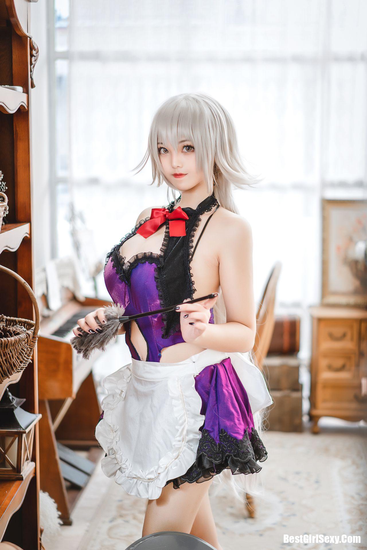 Coser@蜜汁猫裘 Vol.046 贞德女仆