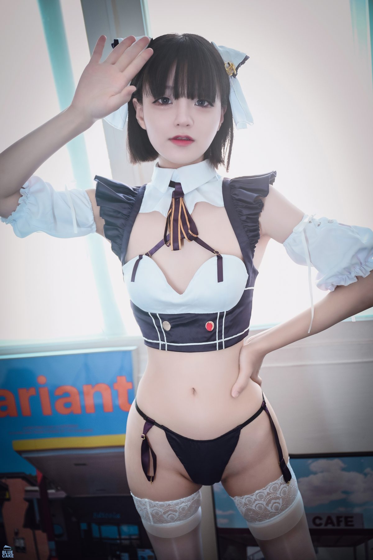 BLUECAKE Jeong Jenny 정제니 – Maid Cosplay Part1