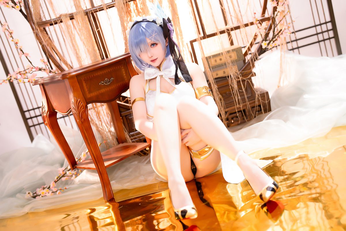 Coser@星之迟迟Hoshilily – 2024年01月计划B 蕾姆旗袍