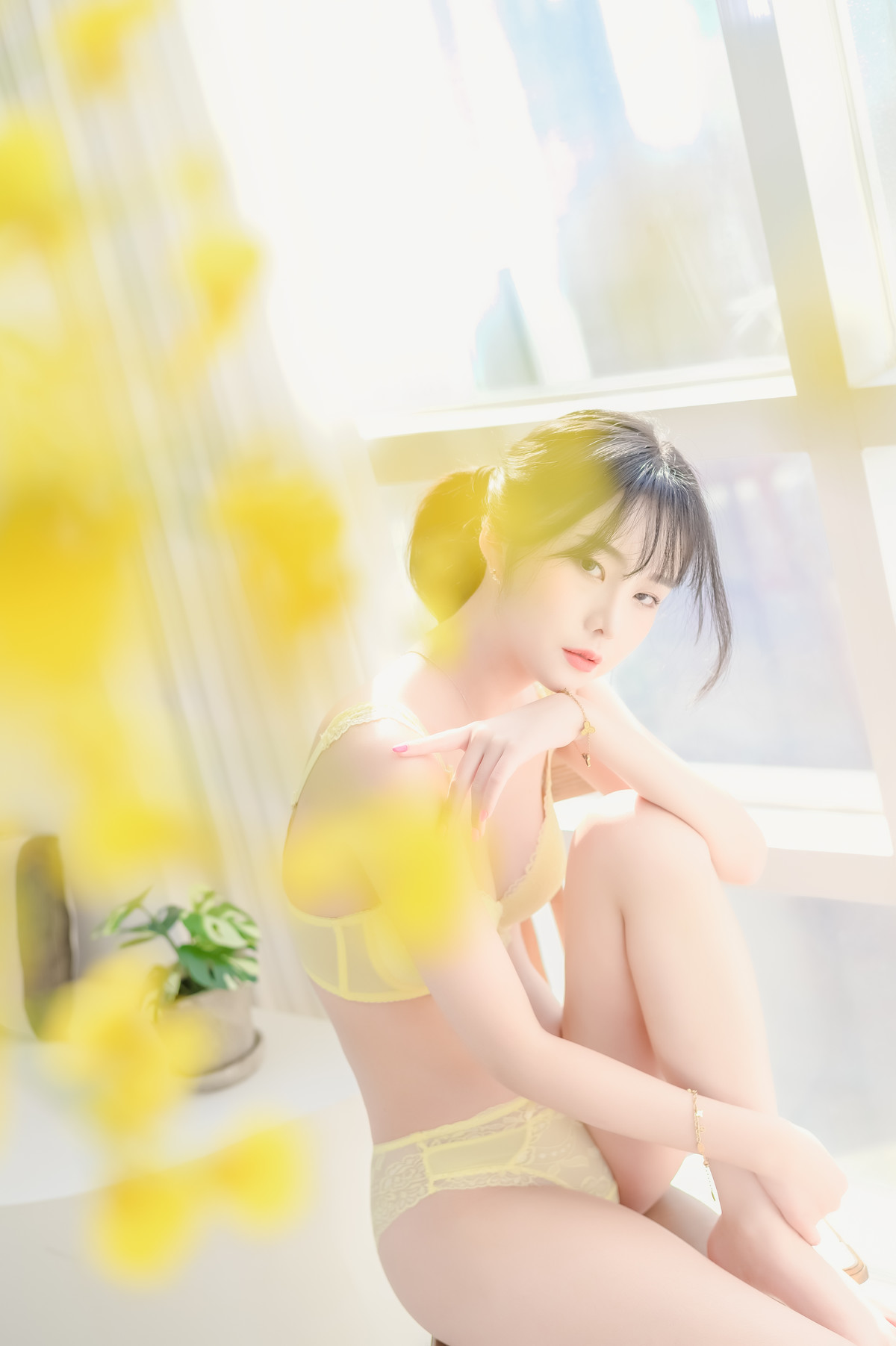 Yuna 유나, [Patreon] Flowers [36P]