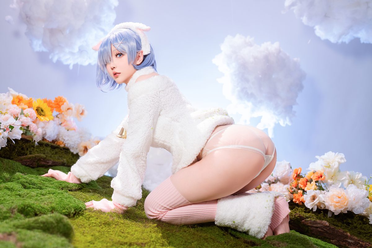 Coser@星之迟迟Hoshilily – 2024年01月计划赠品 RE 0 蕾姆 绵羊ver