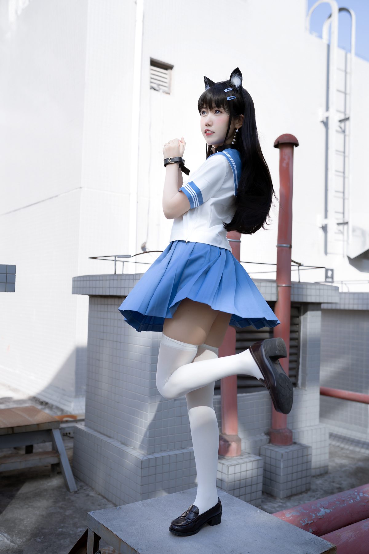 Coser@不呆猫 – 天台小m猫 Part1