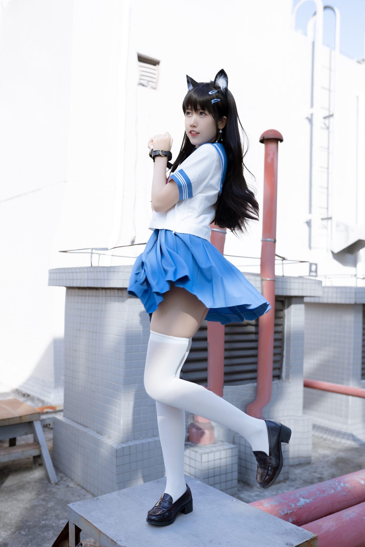 Coser@不呆猫 – 天台小m猫 Part1