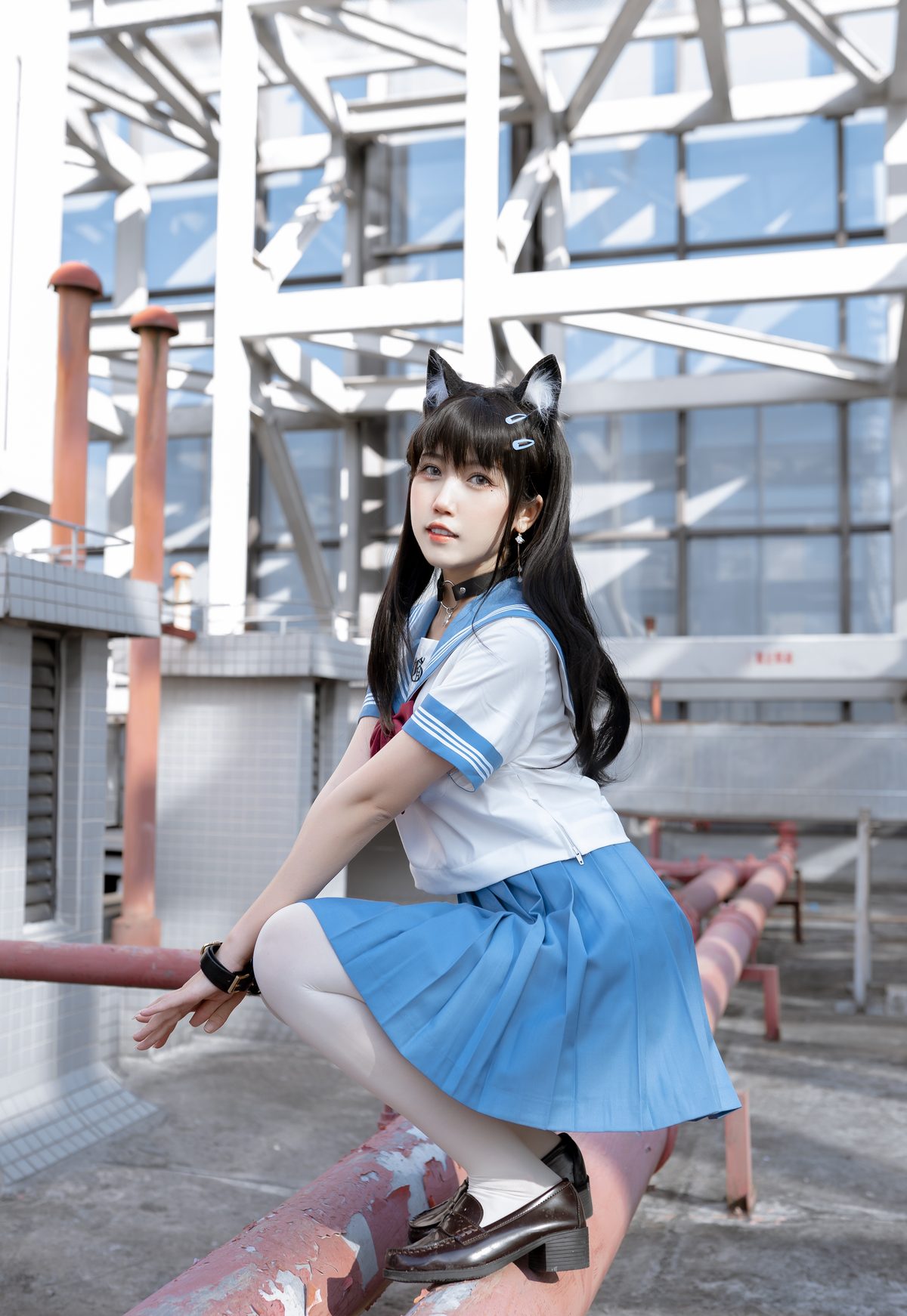 Coser@不呆猫 – 天台小m猫 Part1