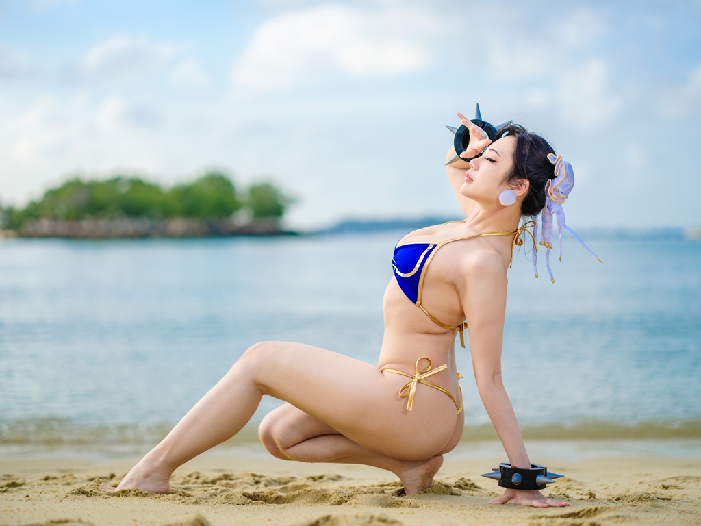 Katy Kat – Chun-Li Bikini [28P]