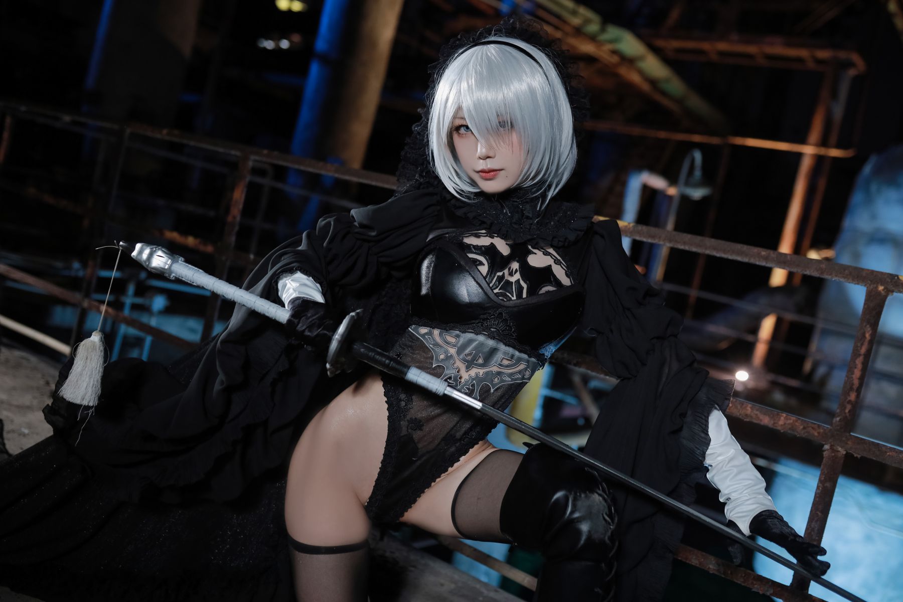 Coser@水淼Aqua Vol.039 Black and white 2B