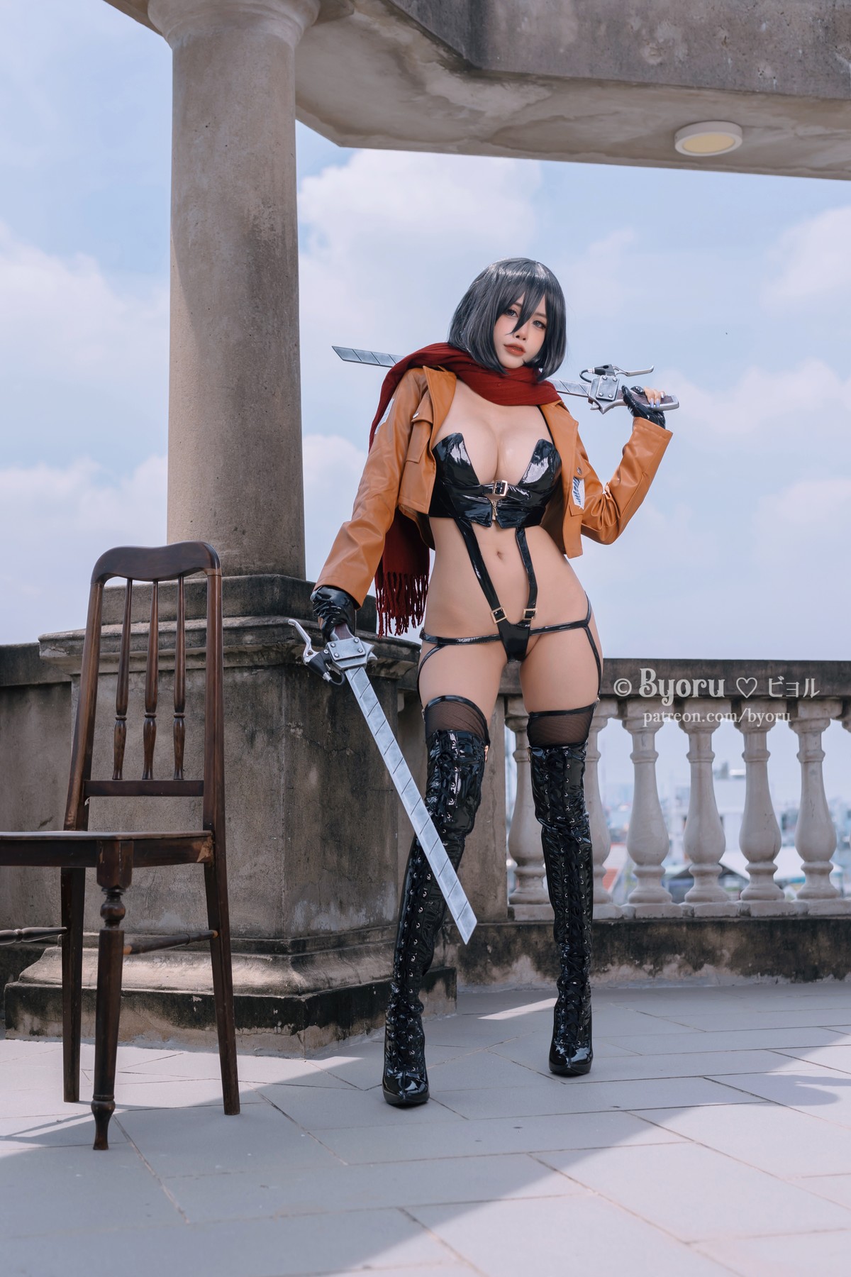 Cosplay 日本性感萝莉Byoru Mikasa Ackerman [40P]