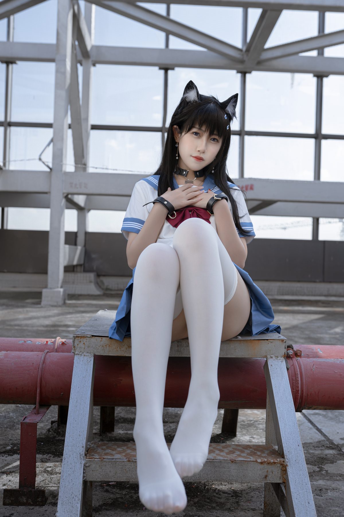 Coser@不呆猫 – 天台小m猫 Part1