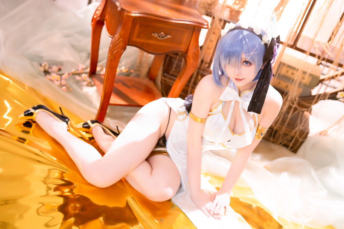 Coser@星之迟迟Hoshilily – 2024年01月计划B 蕾姆旗袍