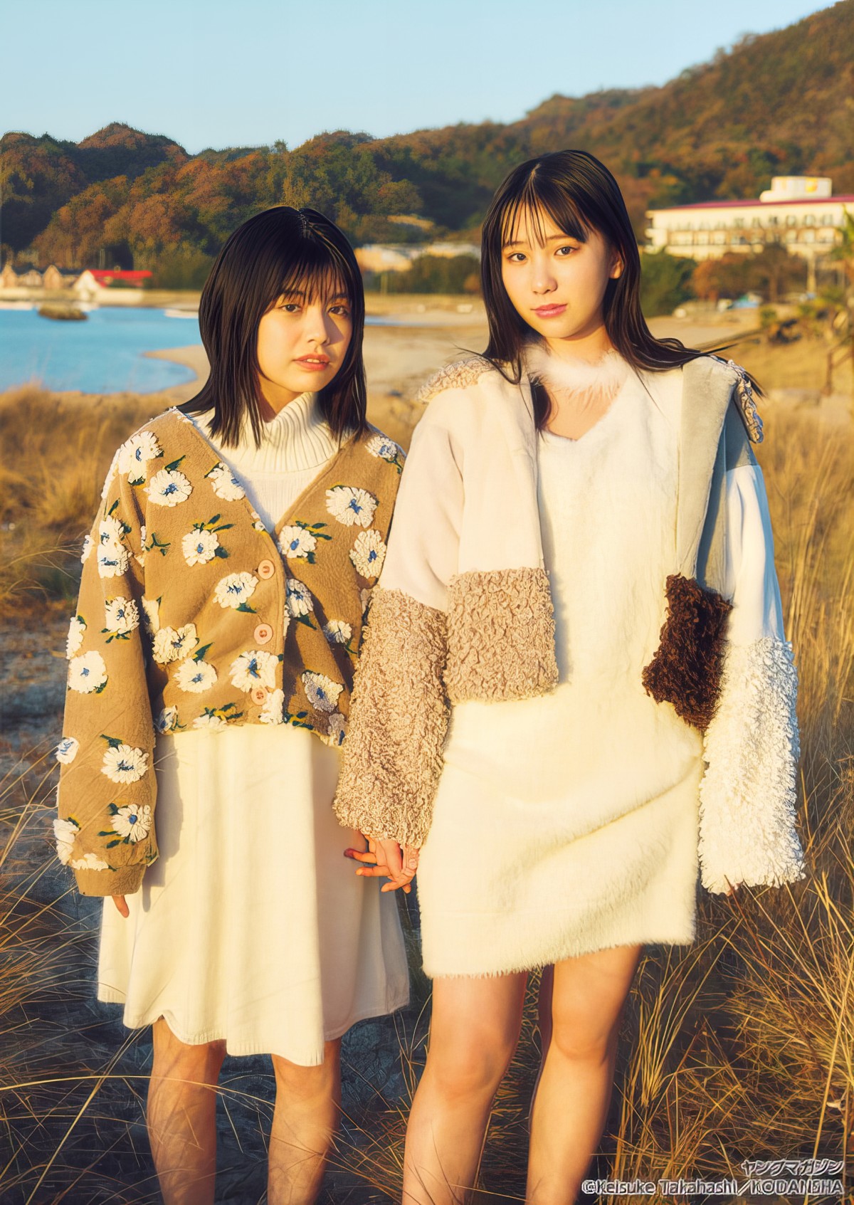 Mio Matsuda 松田実桜, Nozomi Nishio 西尾希美, Young Magazine Gekkan 2024 No.05 (月刊ヤングマガジン 2024年5号) [12P]