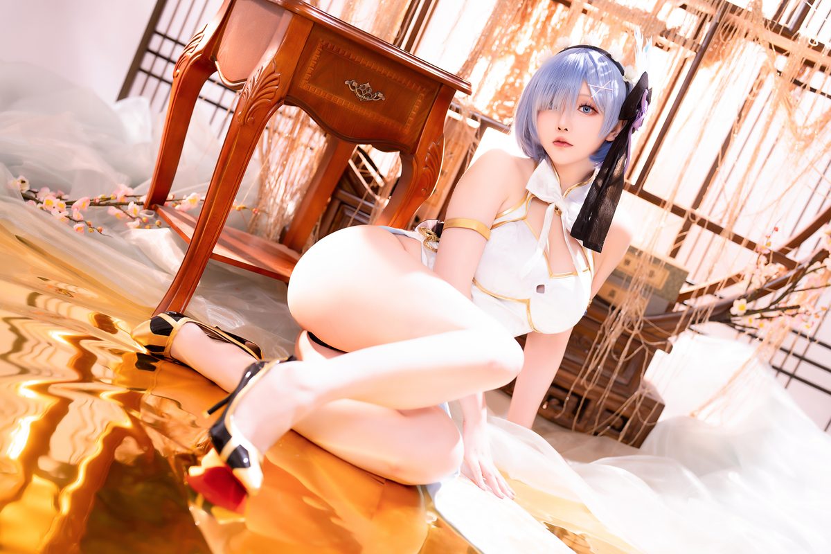 Coser@星之迟迟Hoshilily – 2024年01月计划B 蕾姆旗袍