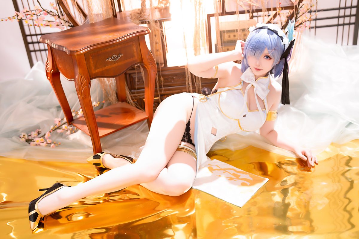 Coser@星之迟迟Hoshilily – 2024年01月计划B 蕾姆旗袍