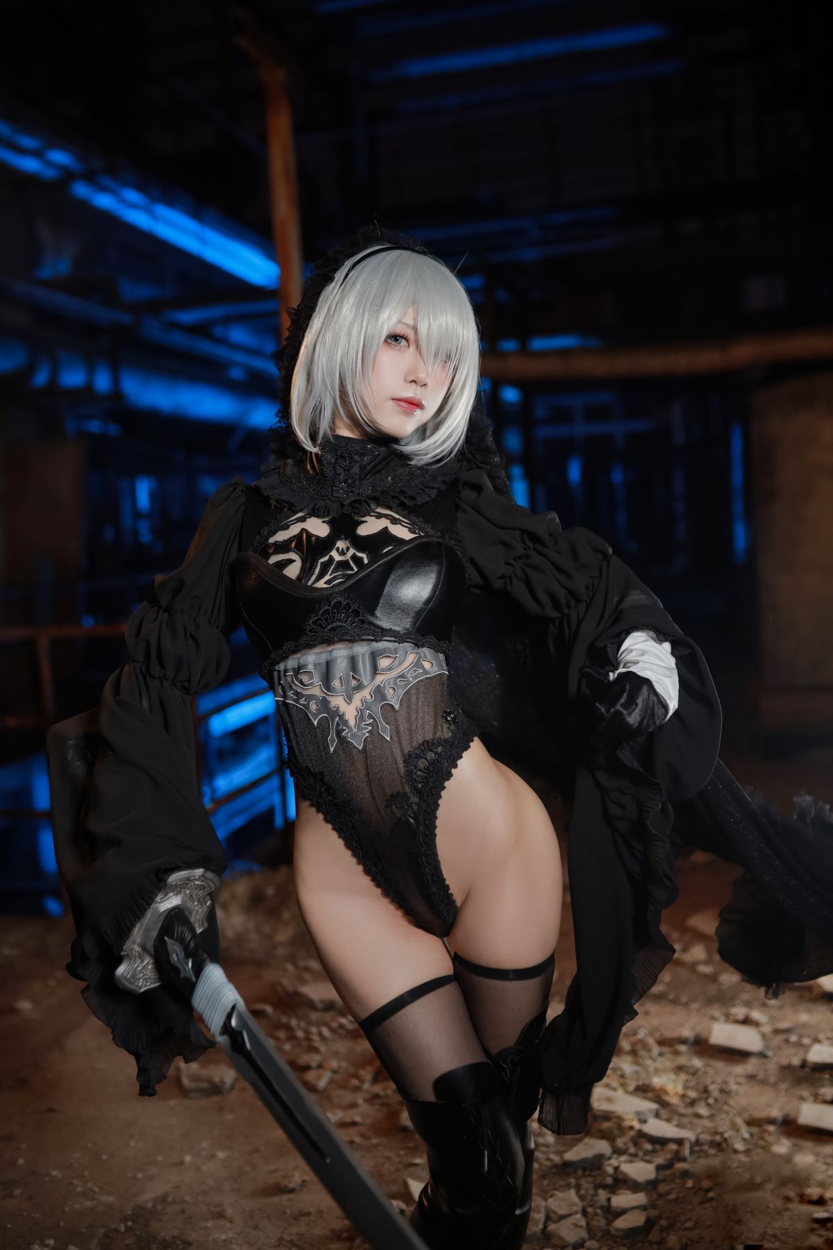 Coser@水淼Aqua Vol.039 Black and white 2B