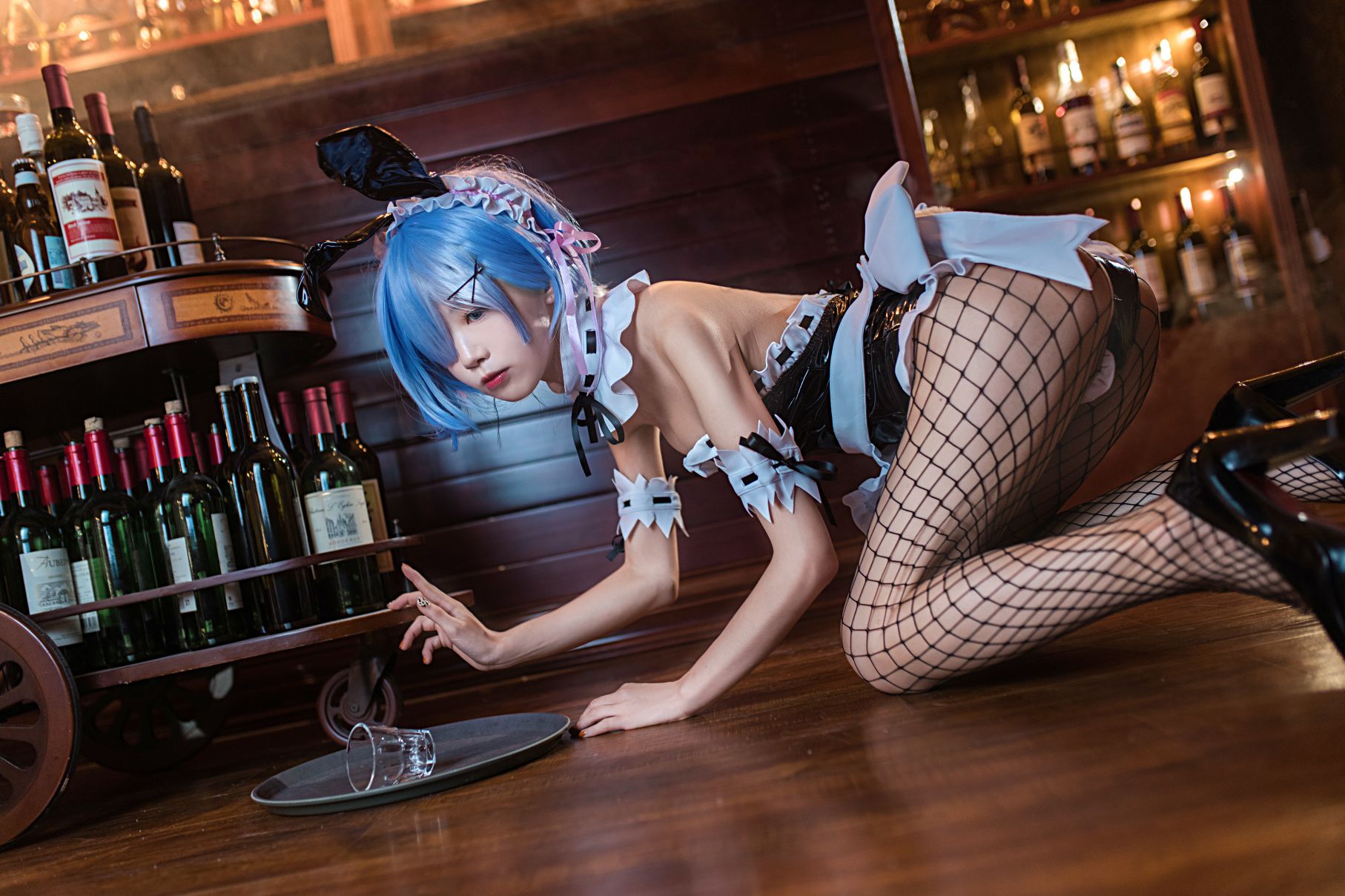 Coser@水淼Aqua Vol.025 蕾姆 兔女郎