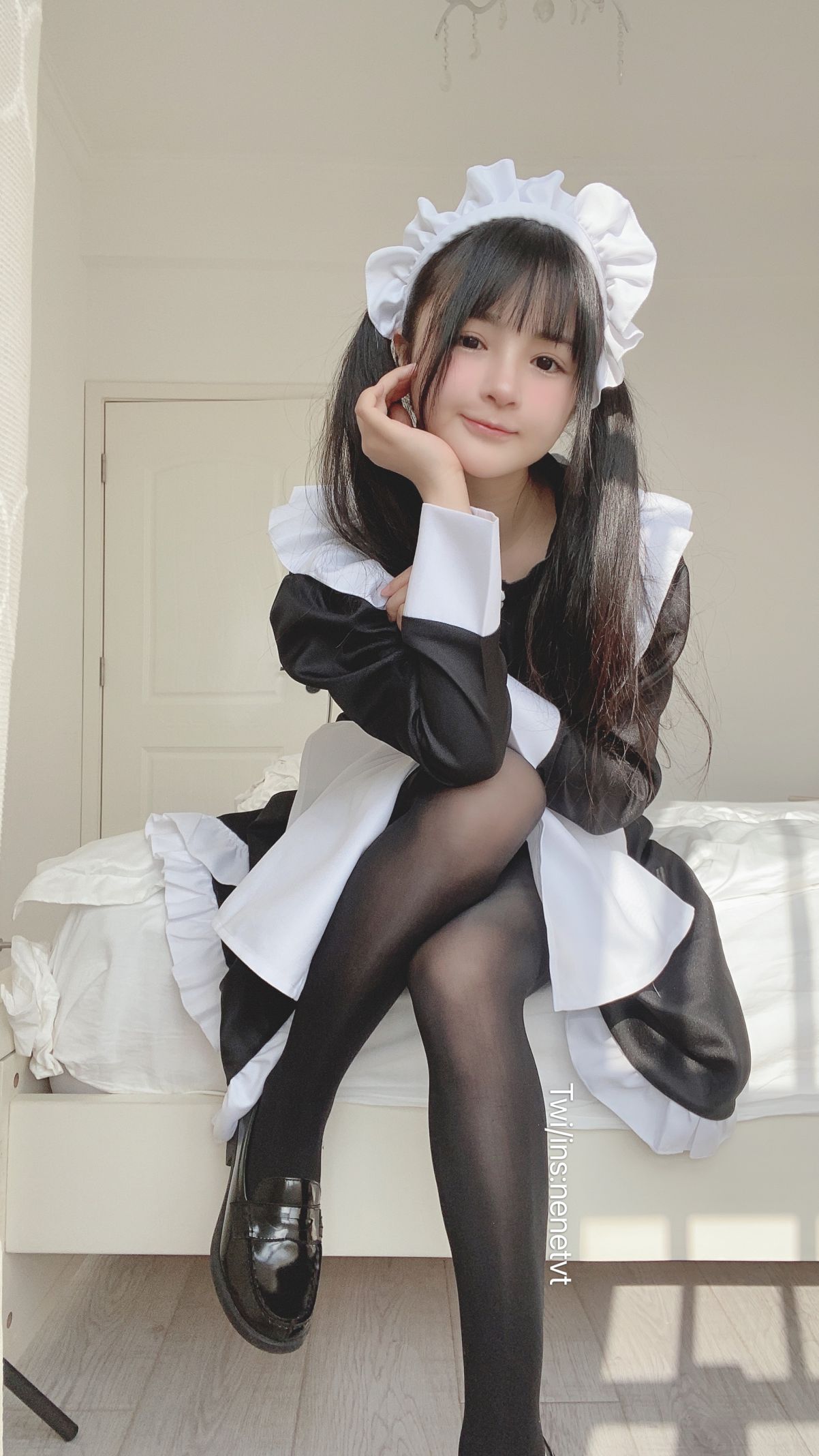 Coser@桜井宁宁 Vol.030 双马尾黑丝女仆