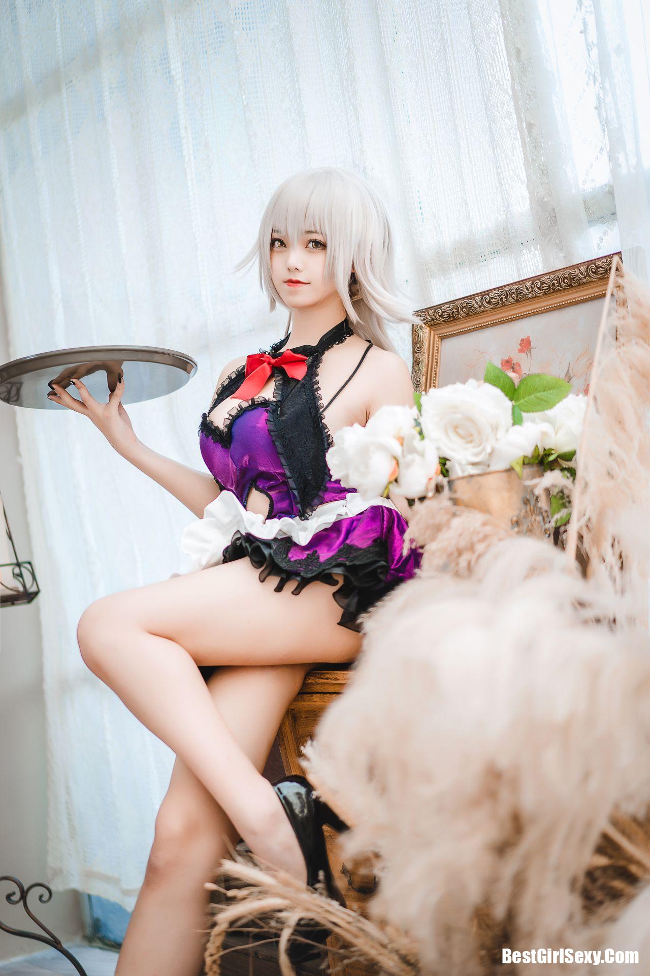 Coser@蜜汁猫裘 Vol.046 贞德女仆