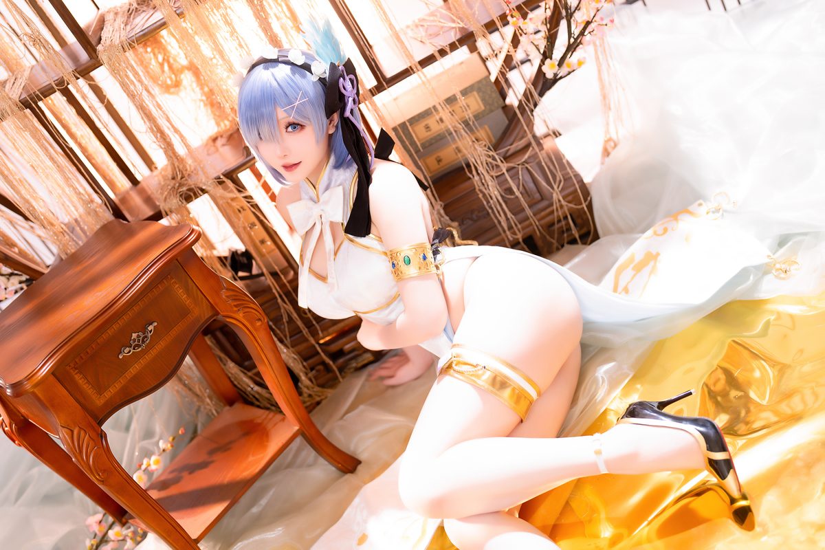 Coser@星之迟迟Hoshilily – 2024年01月计划B 蕾姆旗袍