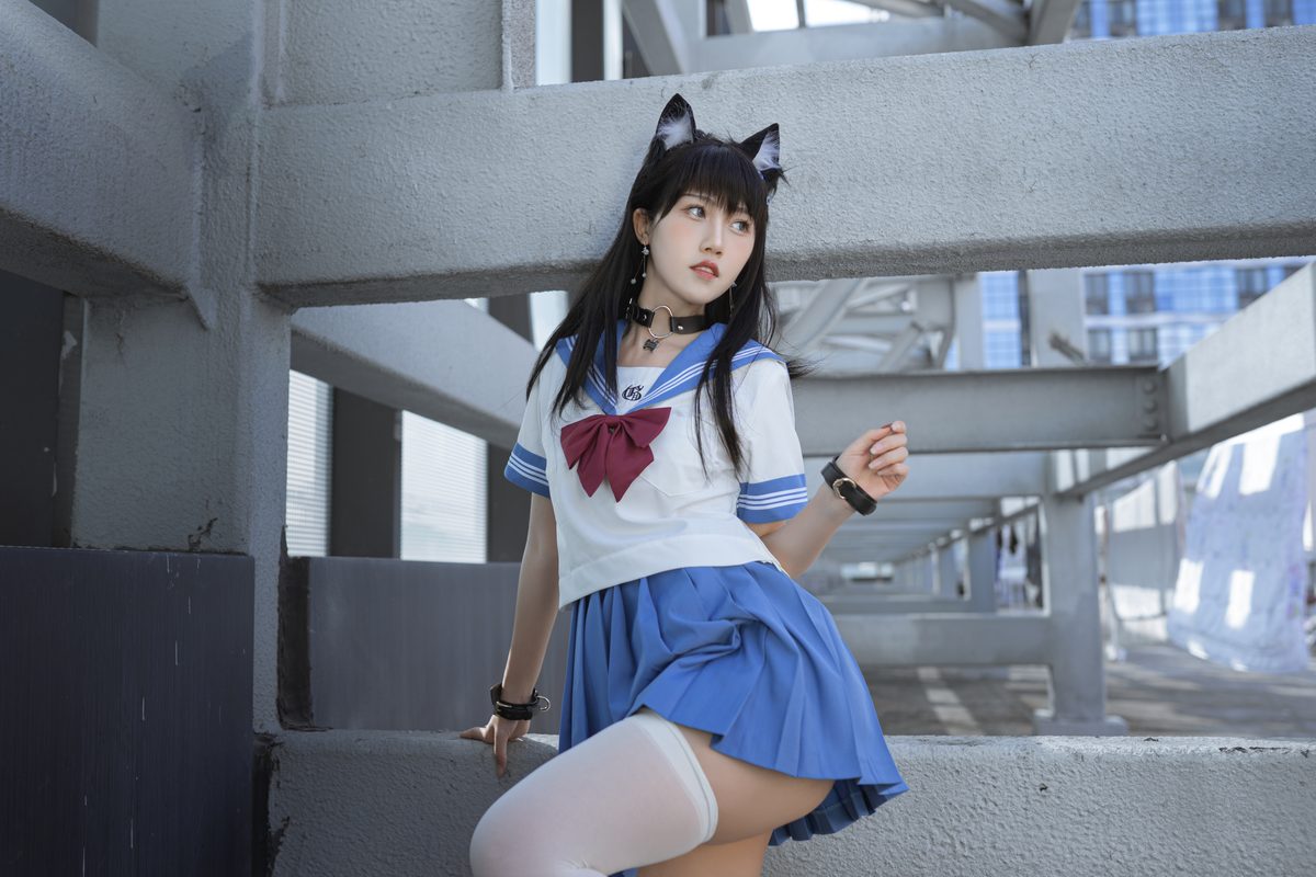 Coser@不呆猫 – 天台小m猫 Part1