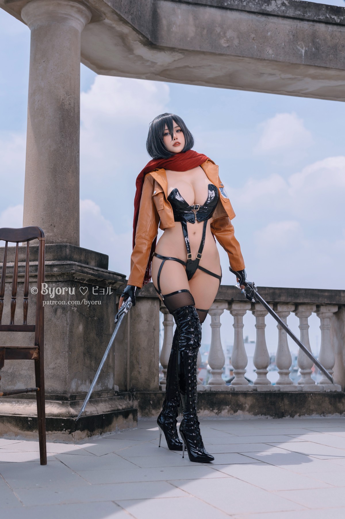 Cosplay 日本性感萝莉Byoru Mikasa Ackerman [40P]