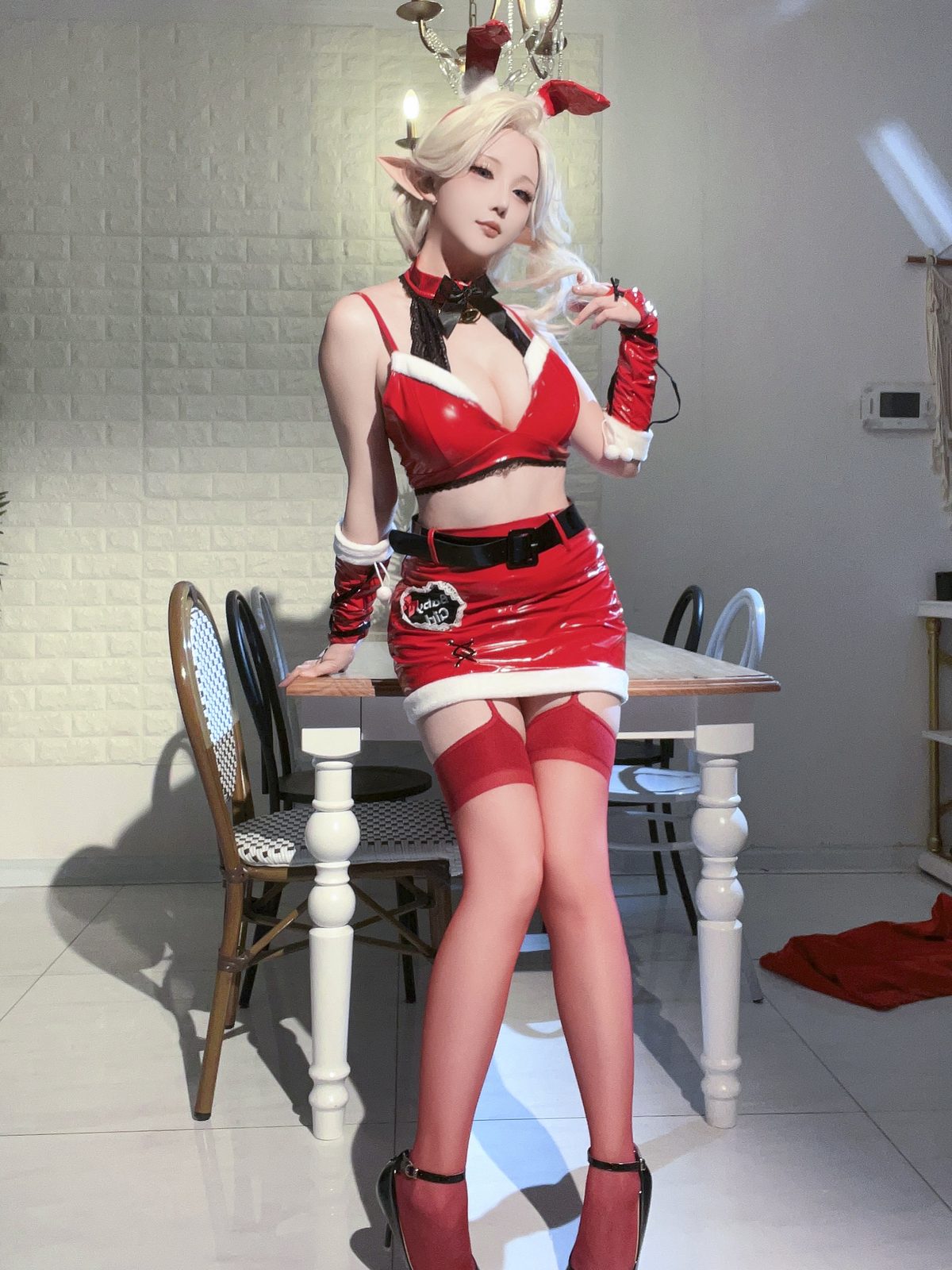 Coser@星之迟迟Hoshilily – 圣诞精灵篇C 礼物袋 Part2