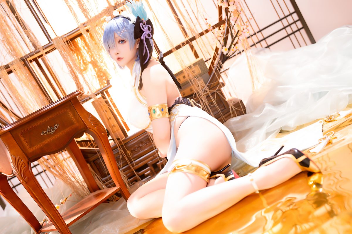 Coser@星之迟迟Hoshilily – 2024年01月计划B 蕾姆旗袍