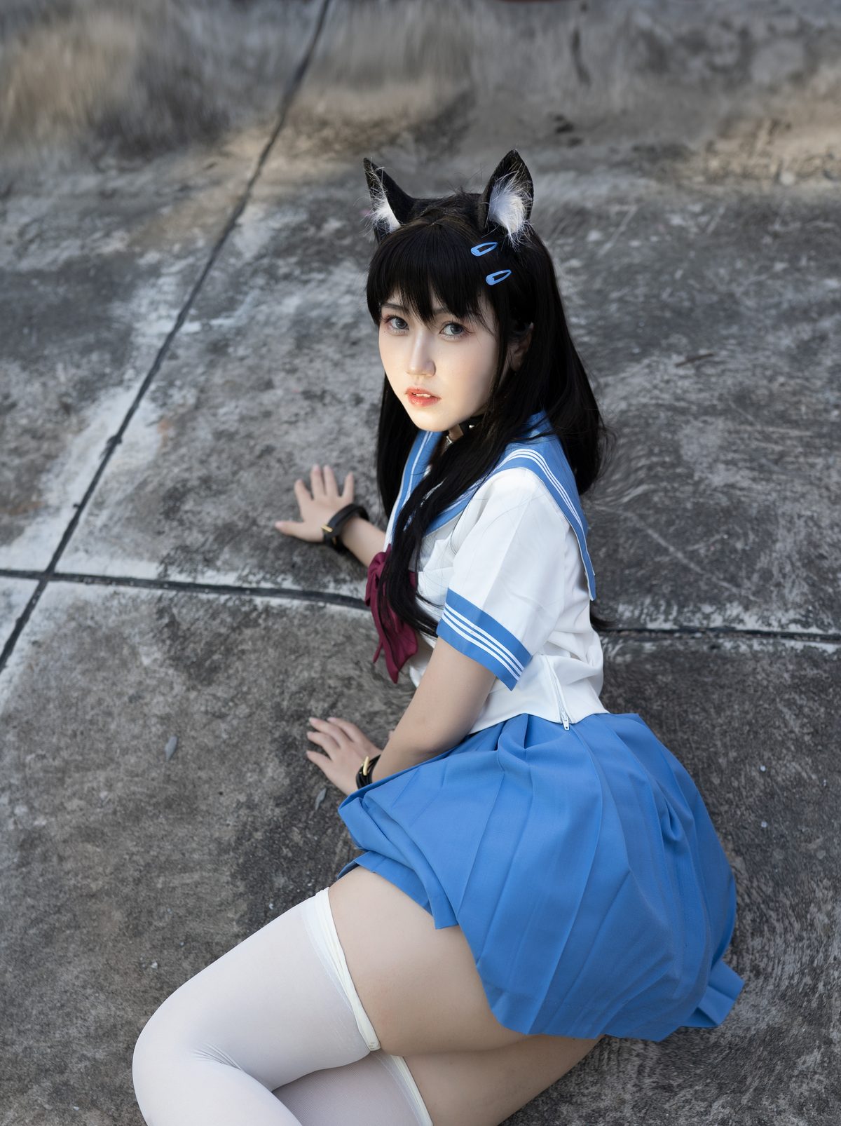 Coser@不呆猫 – 天台小m猫 Part2