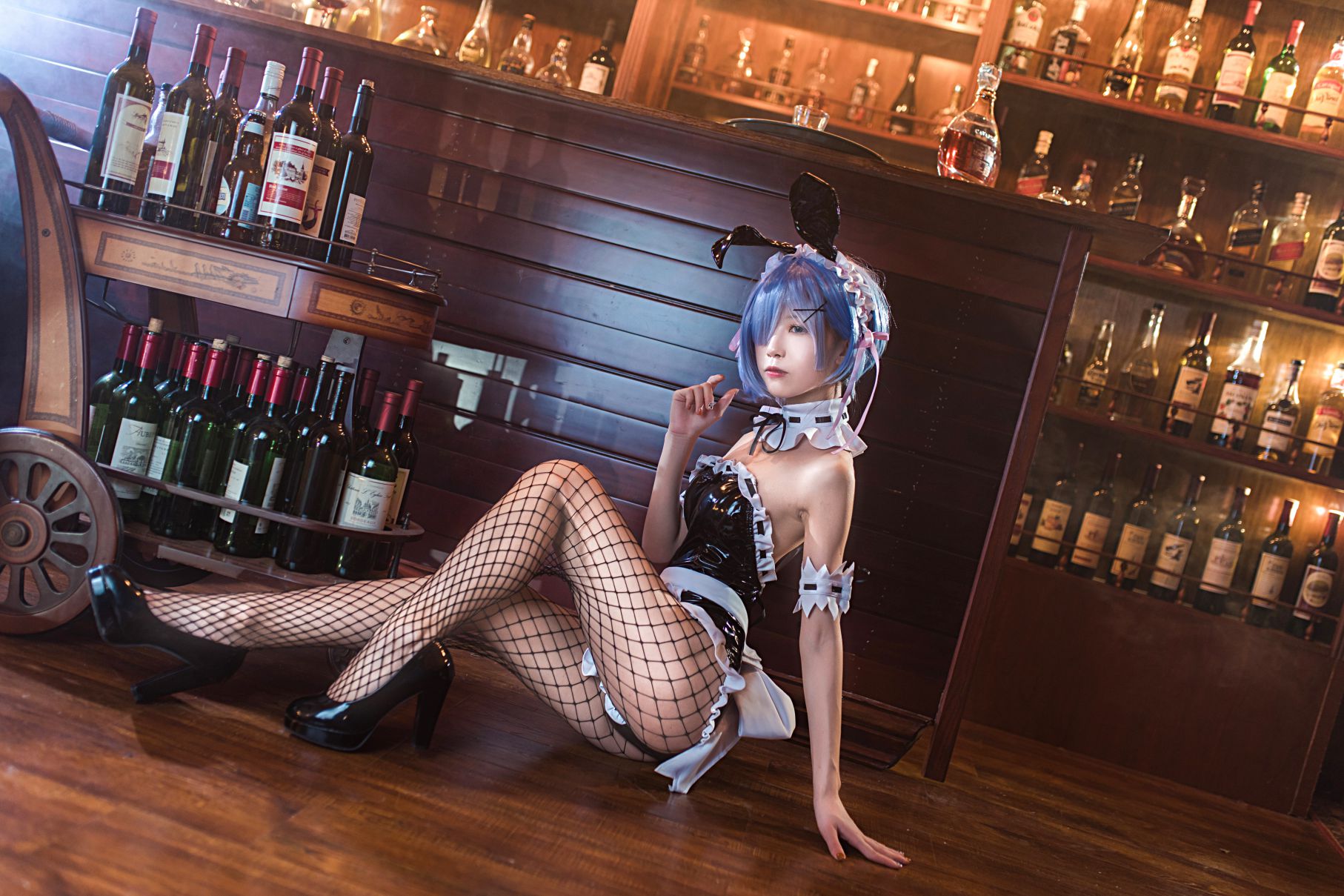 Coser@水淼Aqua Vol.025 蕾姆 兔女郎