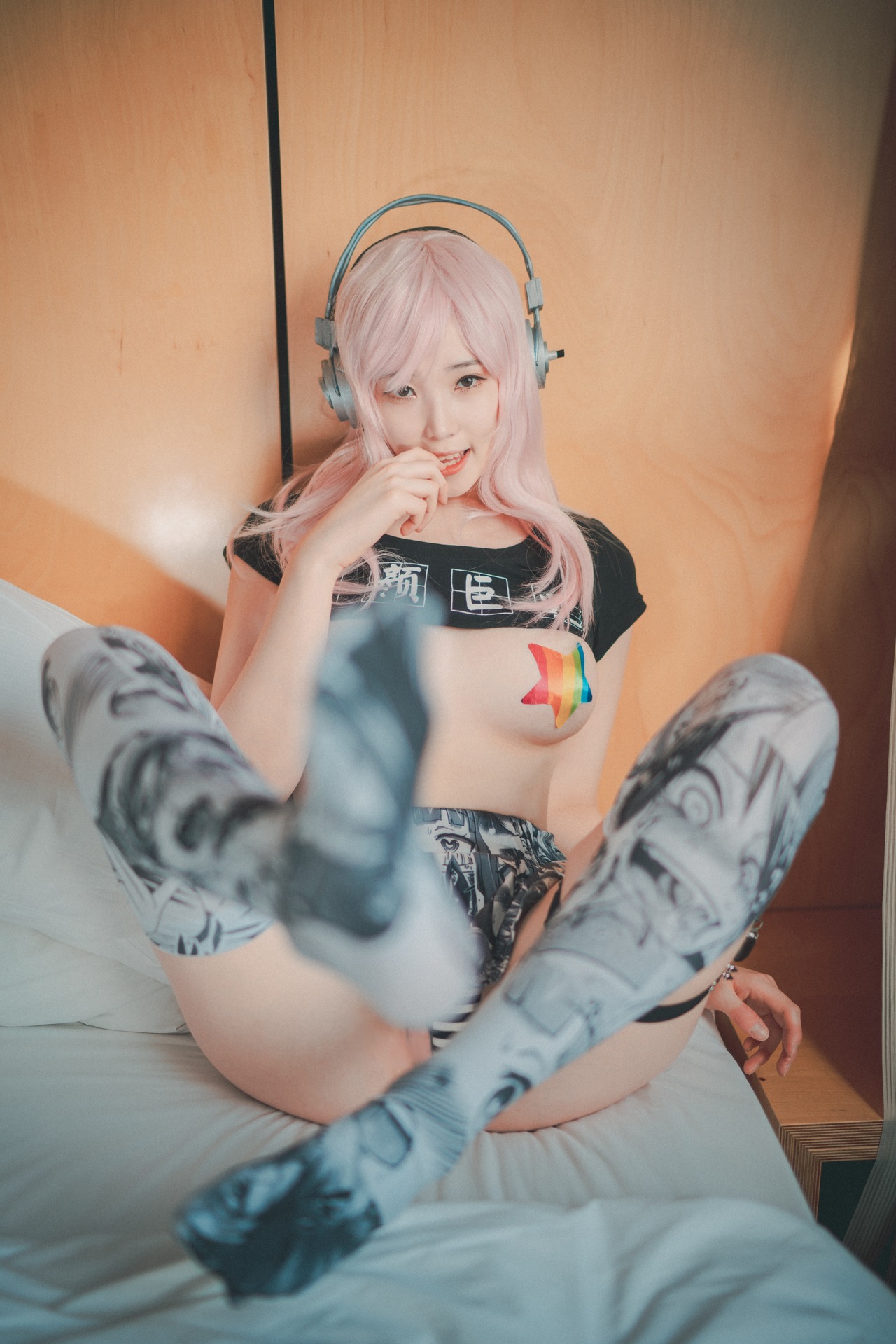 Bambi 밤비, [DJAWA] Sonico w_ Micro-top (Super Sonico) [35P]