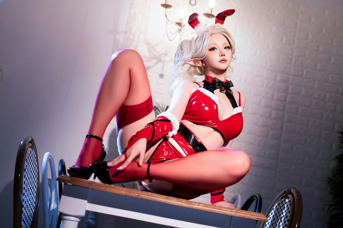 Coser@星之迟迟Hoshilily – 圣诞精灵篇C 礼物袋 Part1